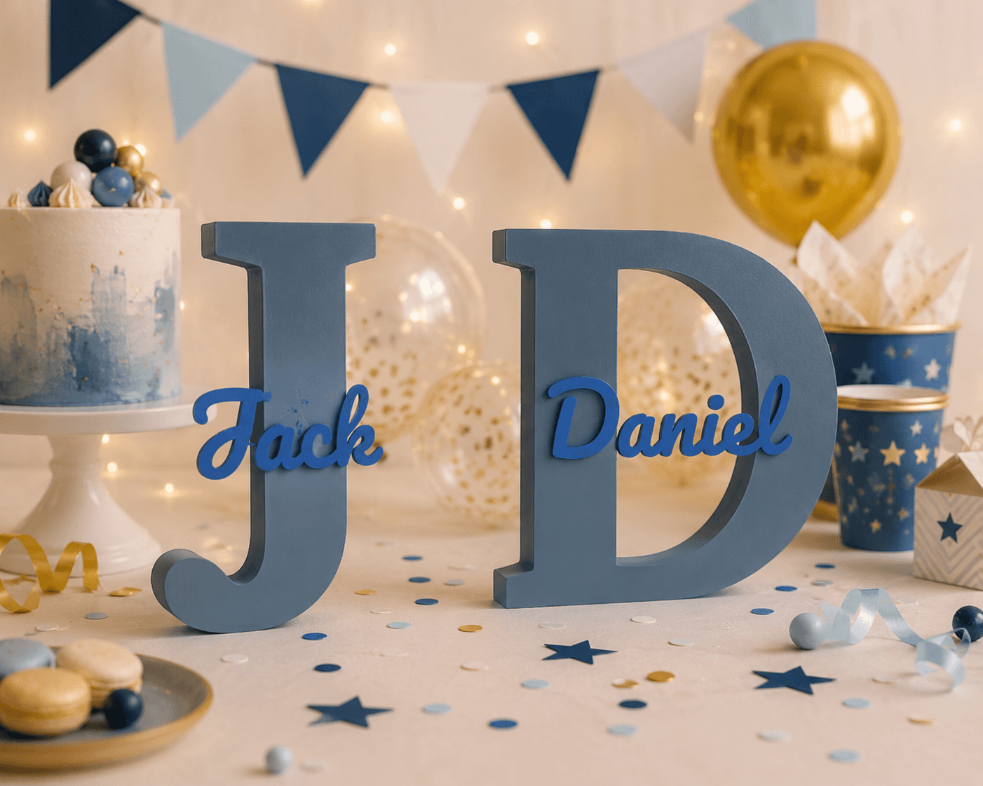 Personalized Initial & Name Display