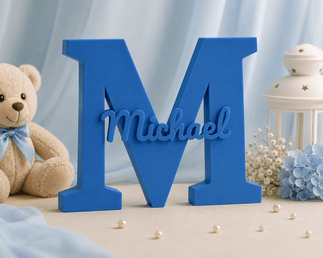Personalized Initial & Name Display 2