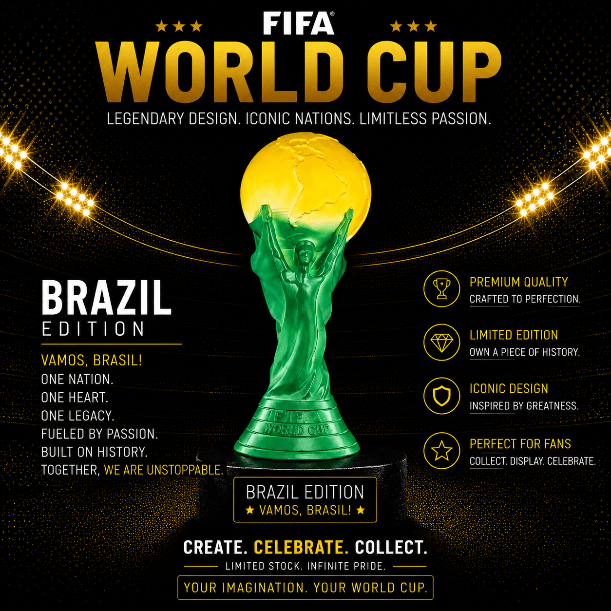 Brazil Glory World Cup Statue