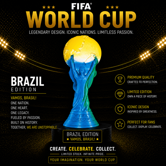 Brazil Glory World Cup Statue 2