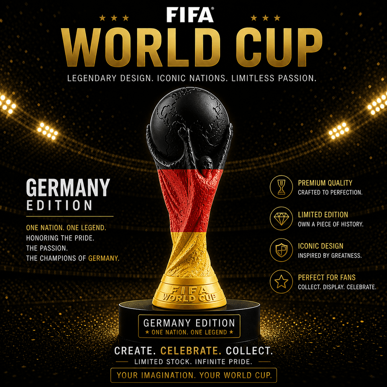 Germany Glory World Cup Statue