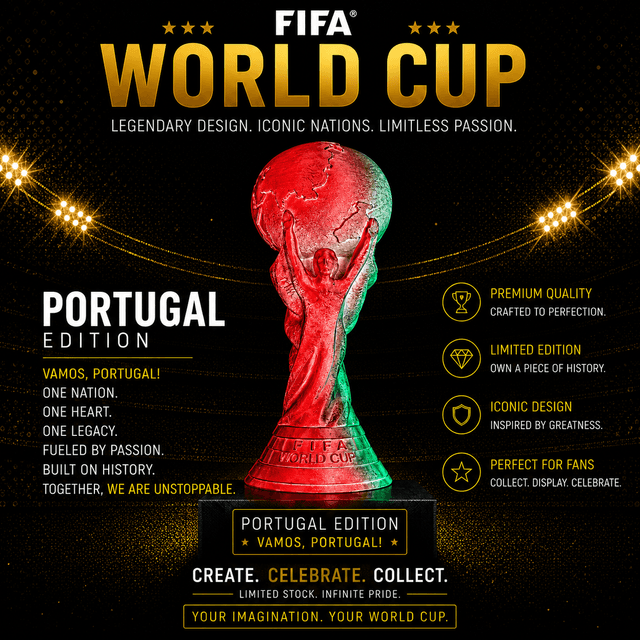Portugal Glory World Cup Statue 1