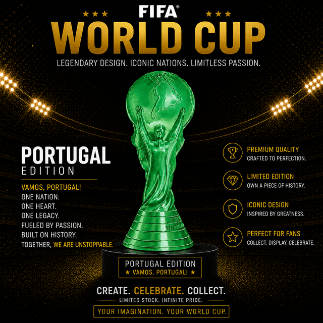 Portugal Glory World Cup Statue 2